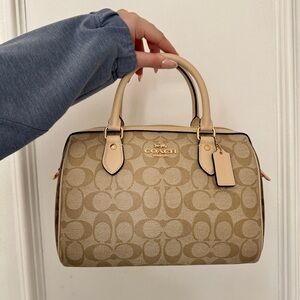 Coach Rowan Satchel bag in tan